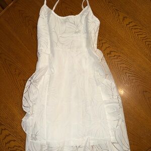 Elegant White Midi Dress